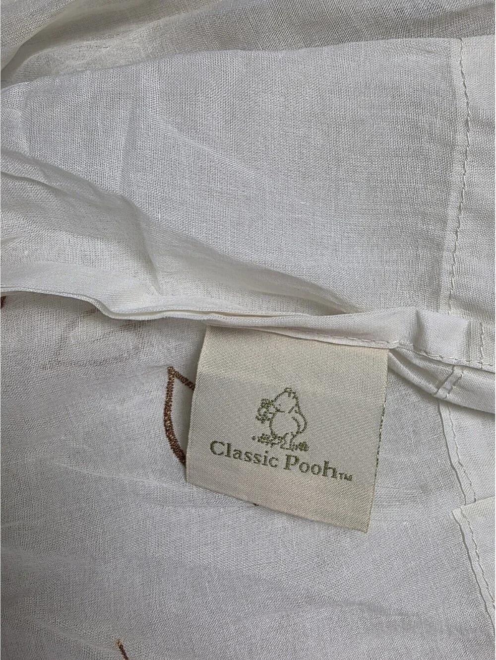 VTG Winnie The Pooh Classic Curtain Panels Sheer 42x60 Set Of 3